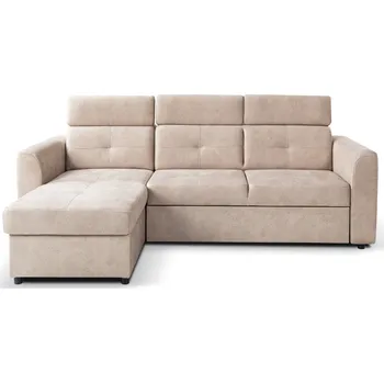 Sedací souprava Rozkládací rohová sedačka POKER béžová