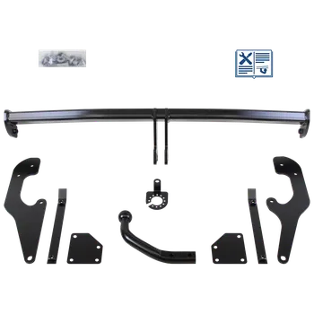 Tažné zařízení Oris tažné zařízení pevné včetně ECS elektropřípojky 7pólové typová - RENAULT MEGANE IV Šikmá zadní část