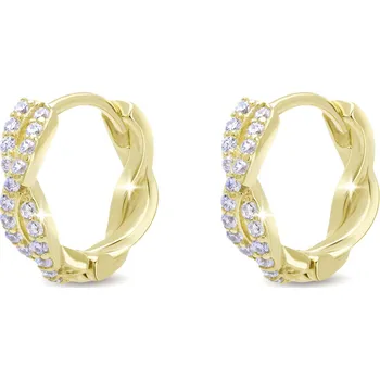 Náušnice Stříbrné náušnice se zirkony 3516