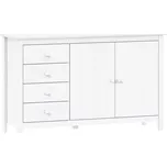 Komoda 2 dveře + 4 zásuvky TORINO bílá