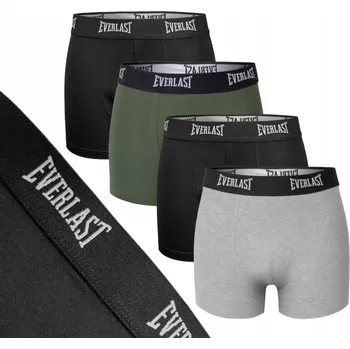 Boxerky EVERLAST pánské bavlněné boxerky 4 ks vel. M mix barev