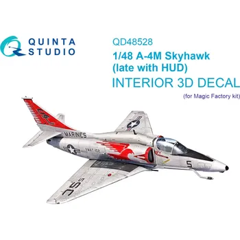 Plastikový model Quinta studio 1/48 A-4M late 3D-Print.&col.Interior (MAGIC F.)