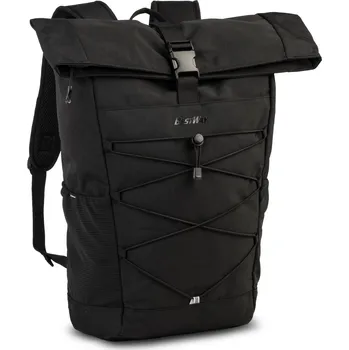 Školní batoh Bestway Urban Bungee Cord roll-top - Černá