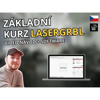 Gravírování Laser GRBL Software + Základní Video Kurz Jak na Gravírování Online Seminář Školení Pro LaserGrbl Program pro Laserové Gravírování Windows Linux…