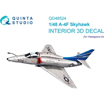 Plastikový model Quinta studio 1/48 A-4F 3D-Print.&col.Interior (HAS/H.2000)
