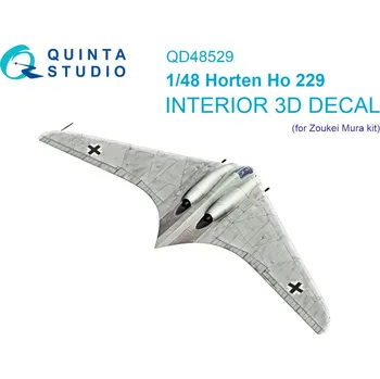 Plastikový model Quinta studio 1/48 Horten Ho 229 3D-Print.&col.Interior (ZOUKEI)