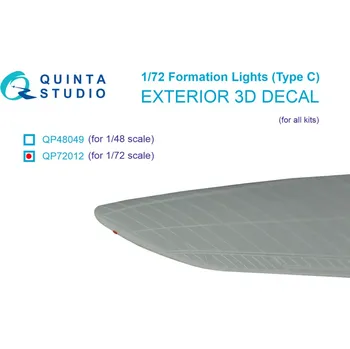 Plastikový model Quinta studio 1/72 Formation Lights (Type C) (for all kits)