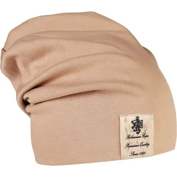 Čepice Bavlněná čepice Pastels DOUBLE - vzor 51 - cappucino 52 - 54