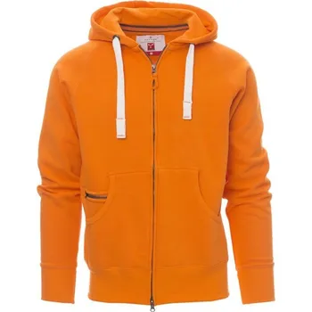 Pánská mikina Payperwear Mikina Dallas+ s rafinovanou malou kapsičkou na zip Barva: Oranžová, Velikost: 4XL