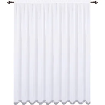 Záclona Záclony s цирконами hladké hotové 250x400 záclona flitry voál záclony bílé