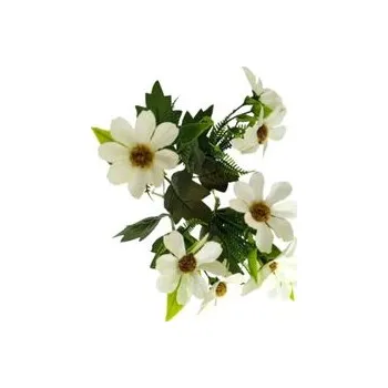 umělá květina Kosmos kytička bílá JH026 bílá