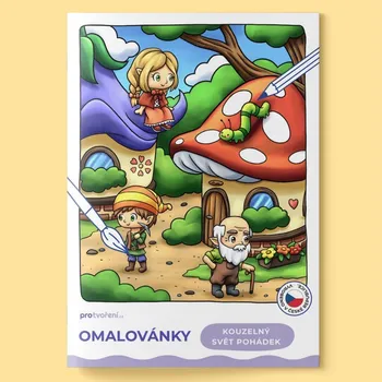 omalovánky Pro tvoření Omalovánky A5 Kouzelný svět pohádek