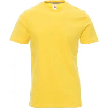 Pánská móda Payperwear Precizně ušité pevné bavlněné triko Sunrise 190 g/m Barva: Žlutá, Velikost: XL