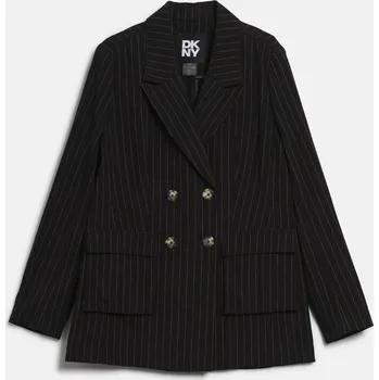 Dámské sako BLEJZR DKNY DOUBLE BREAST BLAZER BLACK