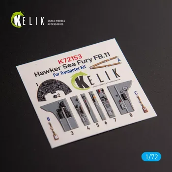 Plastikový model Reskit 1/72 Hawker Sea Fury FB.11 - interior 3D (TRUMP)