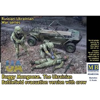 Plastikový model Master Box 1/35 Buggy Mongoose - Evacuation version w/ crew