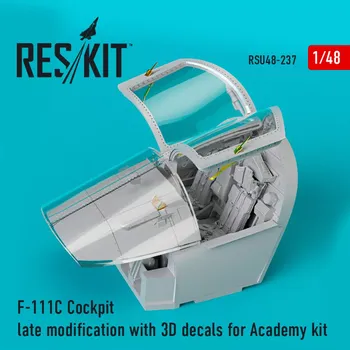 Plastikový model Reskit 1/48 F-111C Cockpit late modification w/ 3D (ACA)