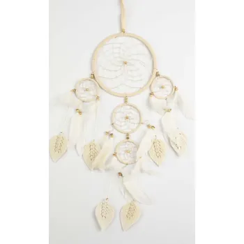 Lapač snů Lapač snů LEAF natur/ délka 60 cm