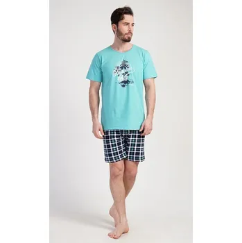 Pánská móda Pánské pyžamo šortky Honolua bay - mátová - XL