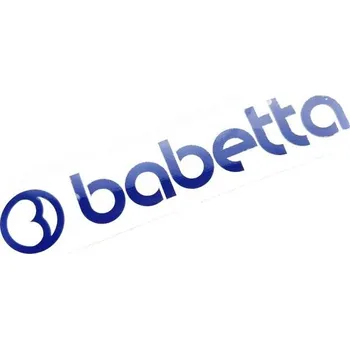 Samolepicí dekorace na vozidlo Nálepka BABETTA - modrá 135x25 řezaná