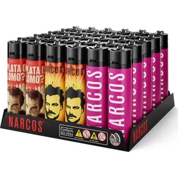 Zapalovač Clipper | Narcos zapalovače Barva: Oranžová