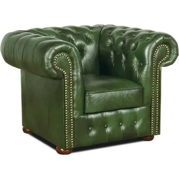 Křeslo Křeslo Chesterfield Classic 1 kůže zelená