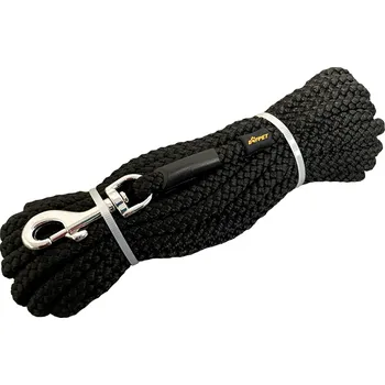 Vodítko pro psa BAFPET Lanová stopovací vodítka Barva: Černá, Rozměr: 6mm x 15m 15002P