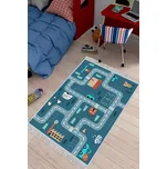 ASIR Koberec 120 x 180 MĚSTO modrá