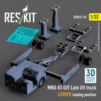 Plastikový model Reskit 1/32 MHU-83 D/E lift truck UPPER loading position