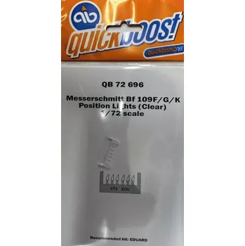 Plastikový model Quickboost 1/72 Bf 109F/G/K clear position lights (EDU)
