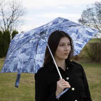 Deštník Fulton William Morris dámský skládací deštník Tiny 2 ACANTHUS WOAD UV L934