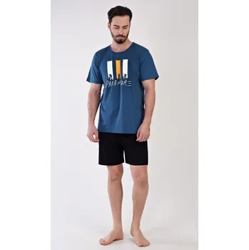Pánské pyžamo Pánské pyžamo šortky Oliver - petrolejová - M