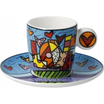 Love Espresso Šálek 100ml Romero Britto Goebel