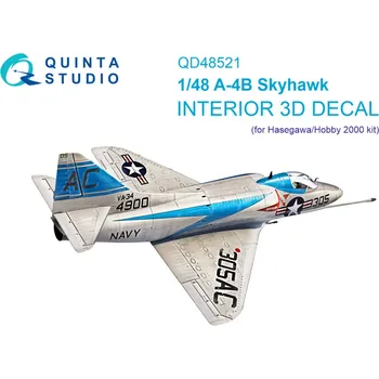 Plastikový model Quinta studio 1/48 A-4B 3D-Print.&col.Interior (HAS/H.2000)