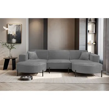 Sedací souprava Sedací souprava do U Parma Hills - Světle šedá 26