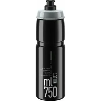 láhev Elite JET 750ml černá/šedé logo