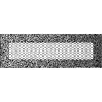 Krbové nářadí KRATKI Krbová mřížka 11x32 kladívková stříbrná