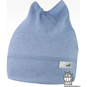 Čepice Bavlněná kojenecká čepice Čertík - vzor 24 - nebesky modrá 42 - 44