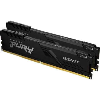Počítač KINGSTON DIMM DDR4 32GB (Kit of 2) 3200MT/s CL16 FURY Beast Černá