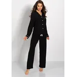 Luxusní dámské pyžamo Paris černé XL
