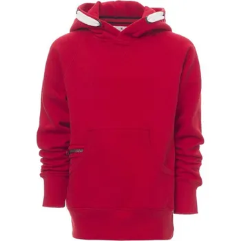Chlapecká mikina Payperwear Dětská mikina Colorado+ v-prosíváním pod krkem Barva: červená klasická, Velikost: 5-6 let