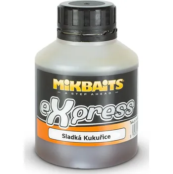 Návnadové aroma Mikbaits Booster Express 250ml Sladká Kukuřice