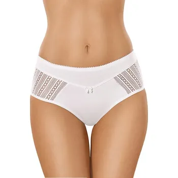 Kalhotky Bavlněné kalhotky s vyšším pasem 62 bílé XXL