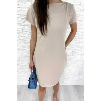 Dámské šaty MATMAZEL Béžové šaty 4872BE Velikost: XS-L