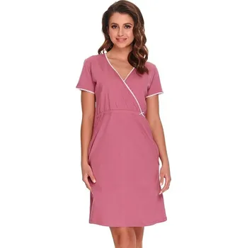 Dámská noční košile Noční košile Heidi růžová bavlna organic XL - Dárková krabička