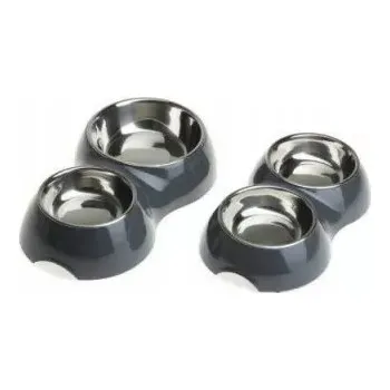 Sada dvou keramických misek Comfy šedá 0,32 l