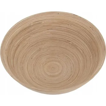 Bambusová mísa dřevěný košík na ovoce zeleninu kuchyňská dekorativní 25 cm