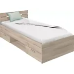 Multifunkční postel 90x200 MICHIGAN dub