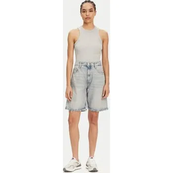 Pánské kraťasy Tommy Jeans Džínové šortky Mia DW0DW20086 Modrá Relaxed Fit 26