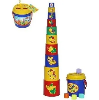 ostatní stavebnice Pyramida č.3, 16 dílů /+1 ****